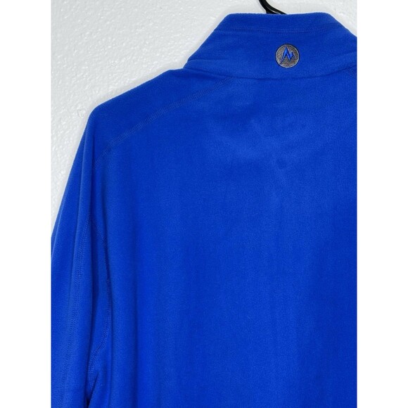 Marmot ESS Tech Light Fleece Jacket Blue XL Hiking Jogging Camping Running EUC - Picture 12 of 15